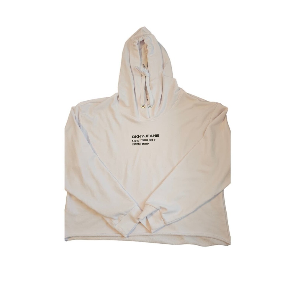 DKNY‎ Jeans crop top hoodie size XL